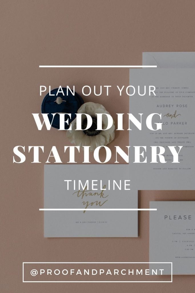 Plan Your Wedding Stationery Timeline