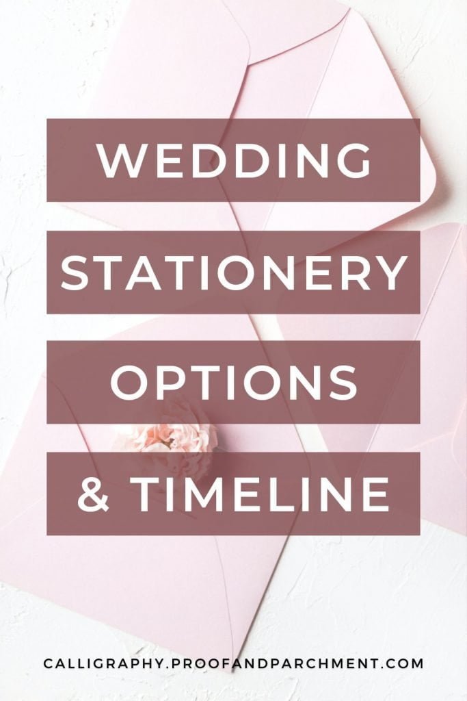 Plan Your Wedding Stationery Timeline