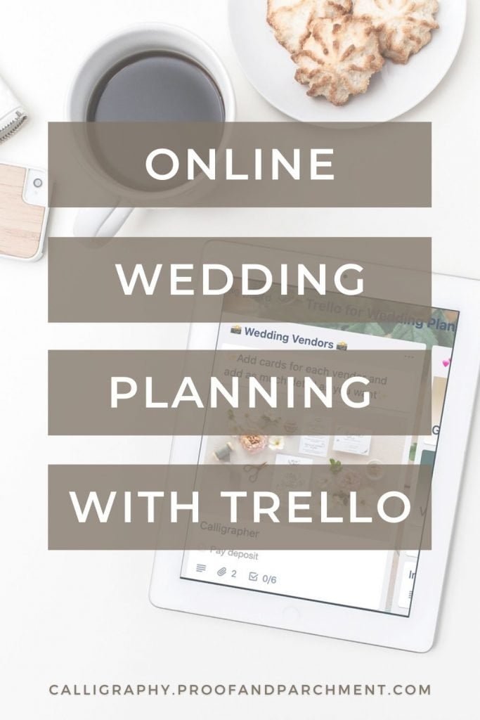 Online Wedding Planning with Trello