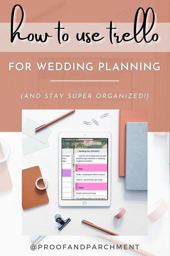 Online Wedding Planning with Trello