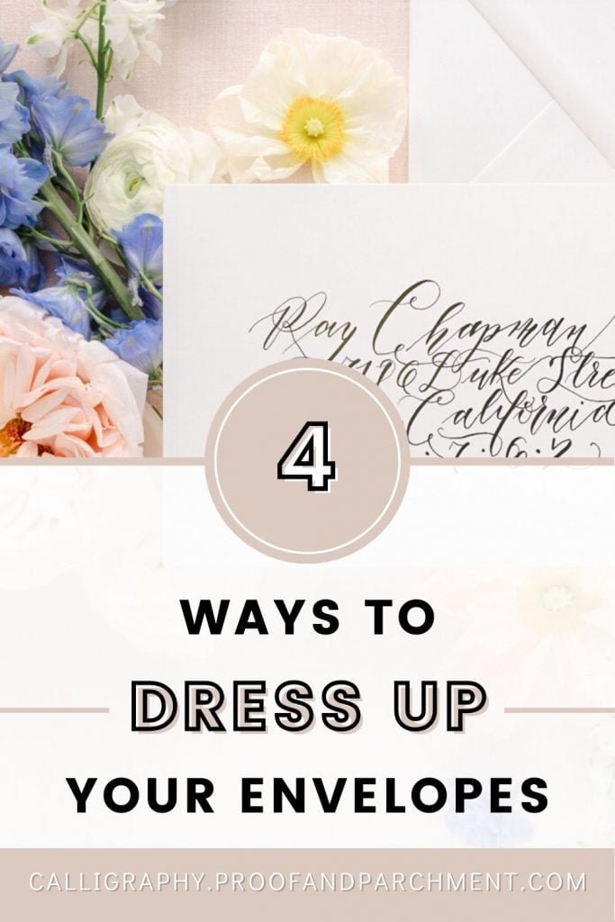 How to Dress Up Your Wedding Envelopes