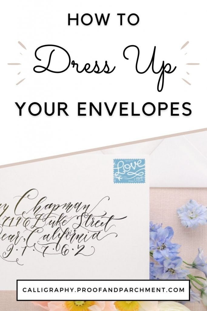 How to Dress Up Your Wedding Envelopes