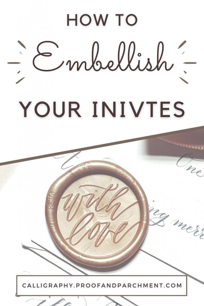 How to Embellish Your Wedding Invitation