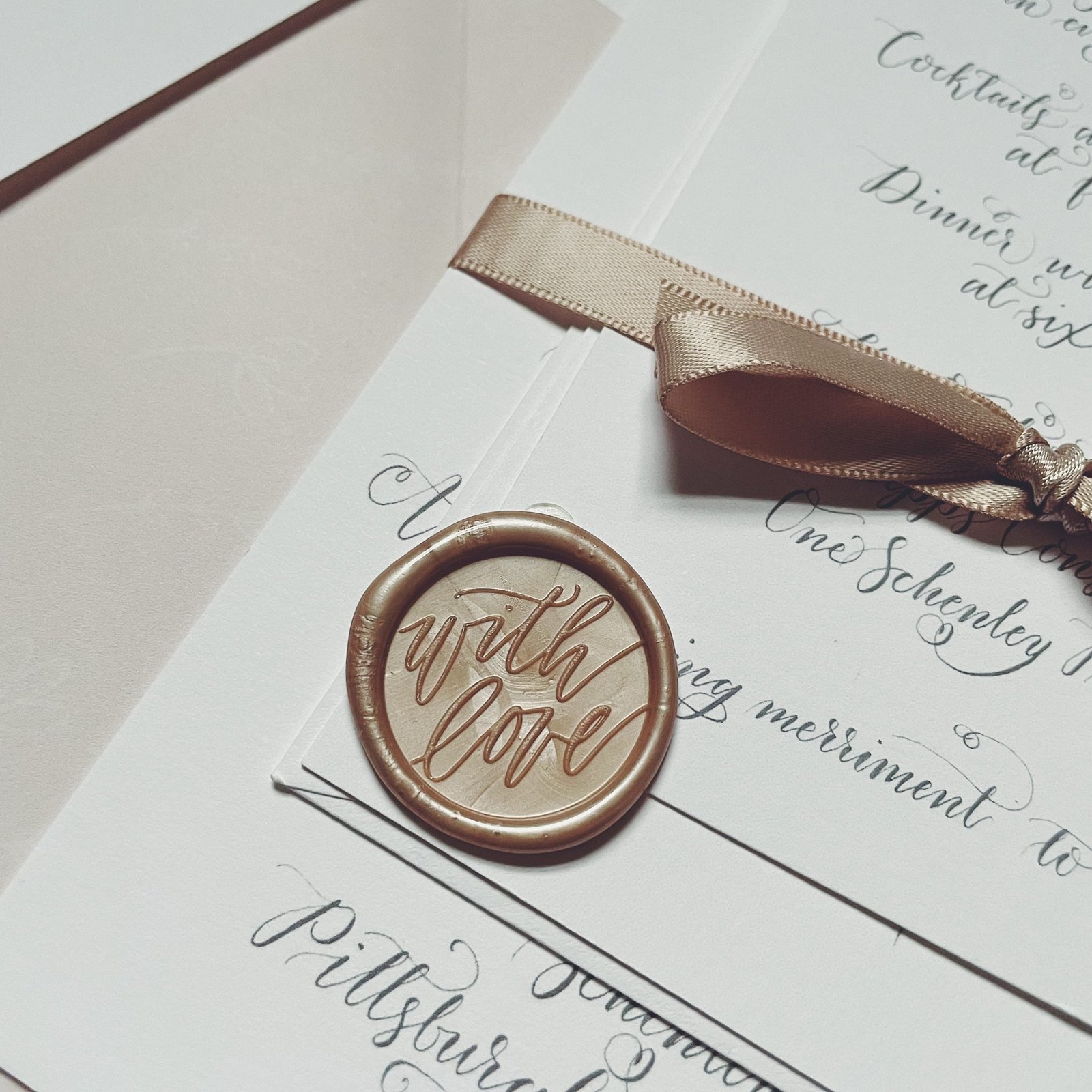 dress up your wedding envelopes with wax seals