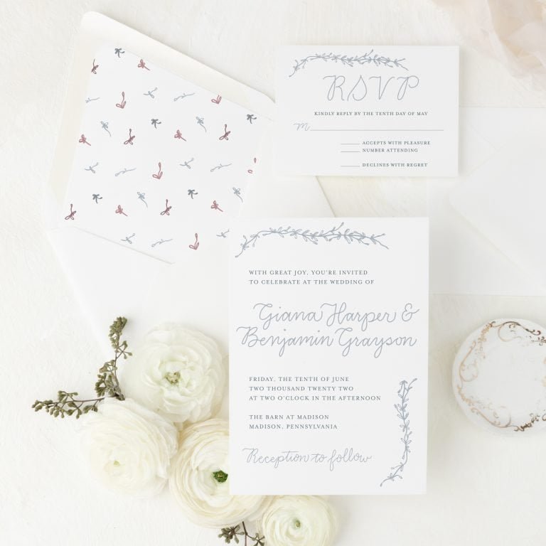 Custom Wedding Stationery