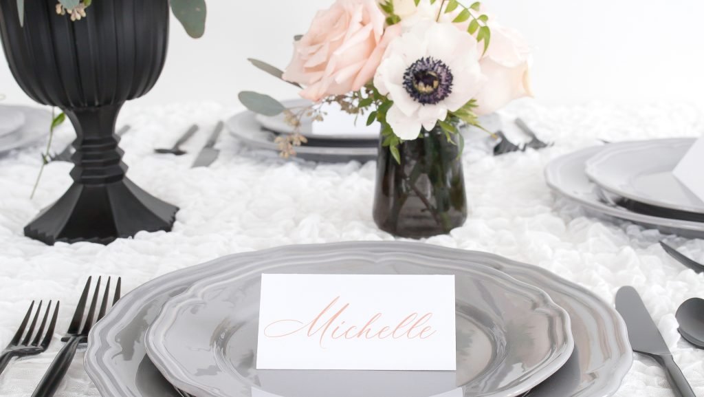 Wedding place card